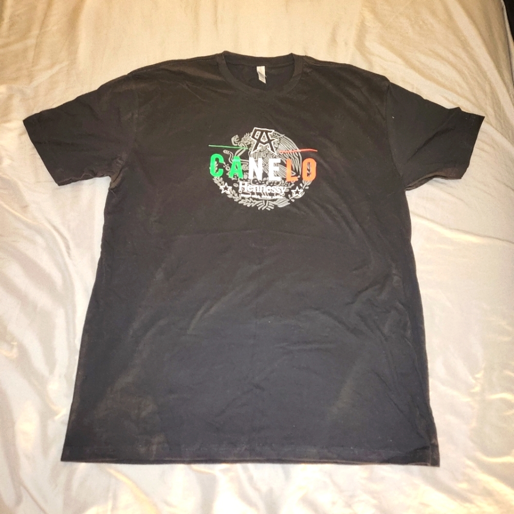 Hennessey Saul Canelo Alvarez boxing t-shirt